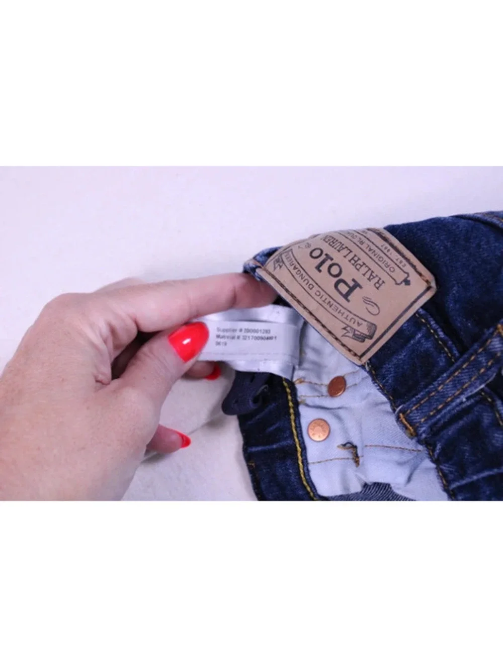 Polo Ralph Lauren Kids Distressed Slim Jeans 4T Dark Wash